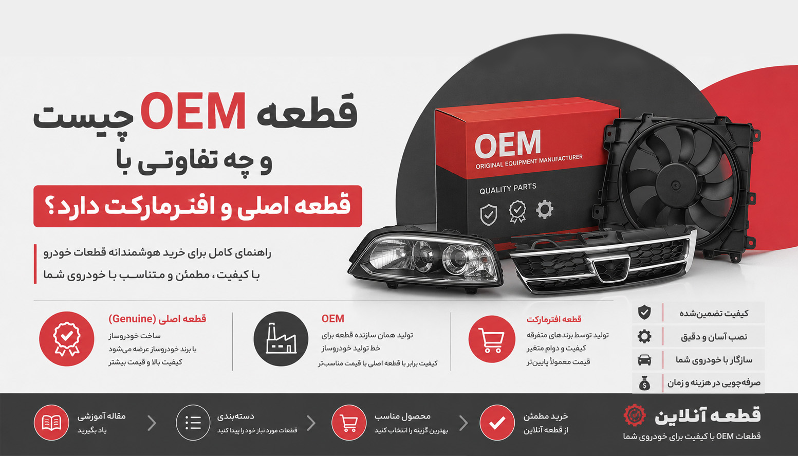 آیا قطعه OEM همان قطعه اصلی است؟